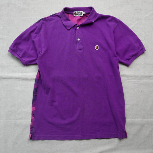 Bape Polo PURPLE - Size L