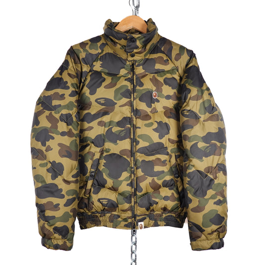 Bape 1st Camo Puffer Jacket - Size M