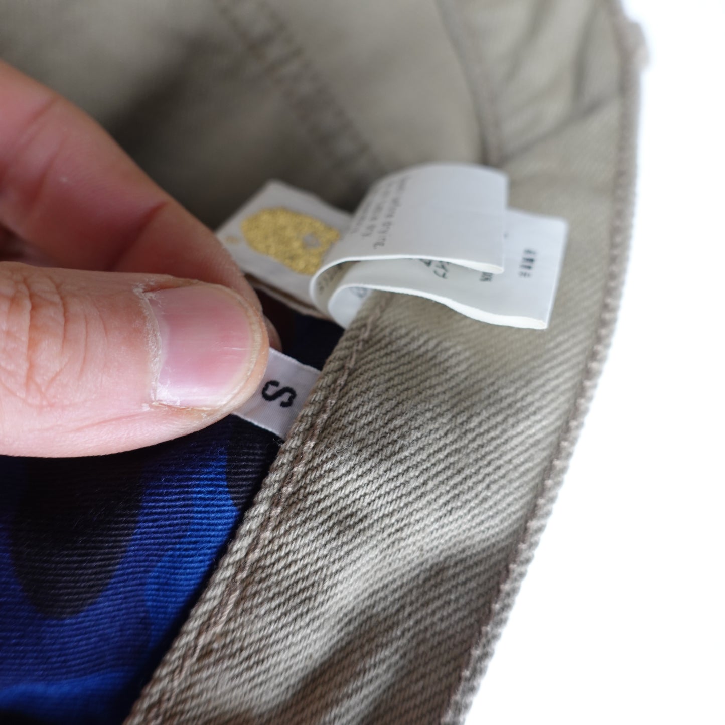 Bape Rope Logo Tan Denim - Size 30