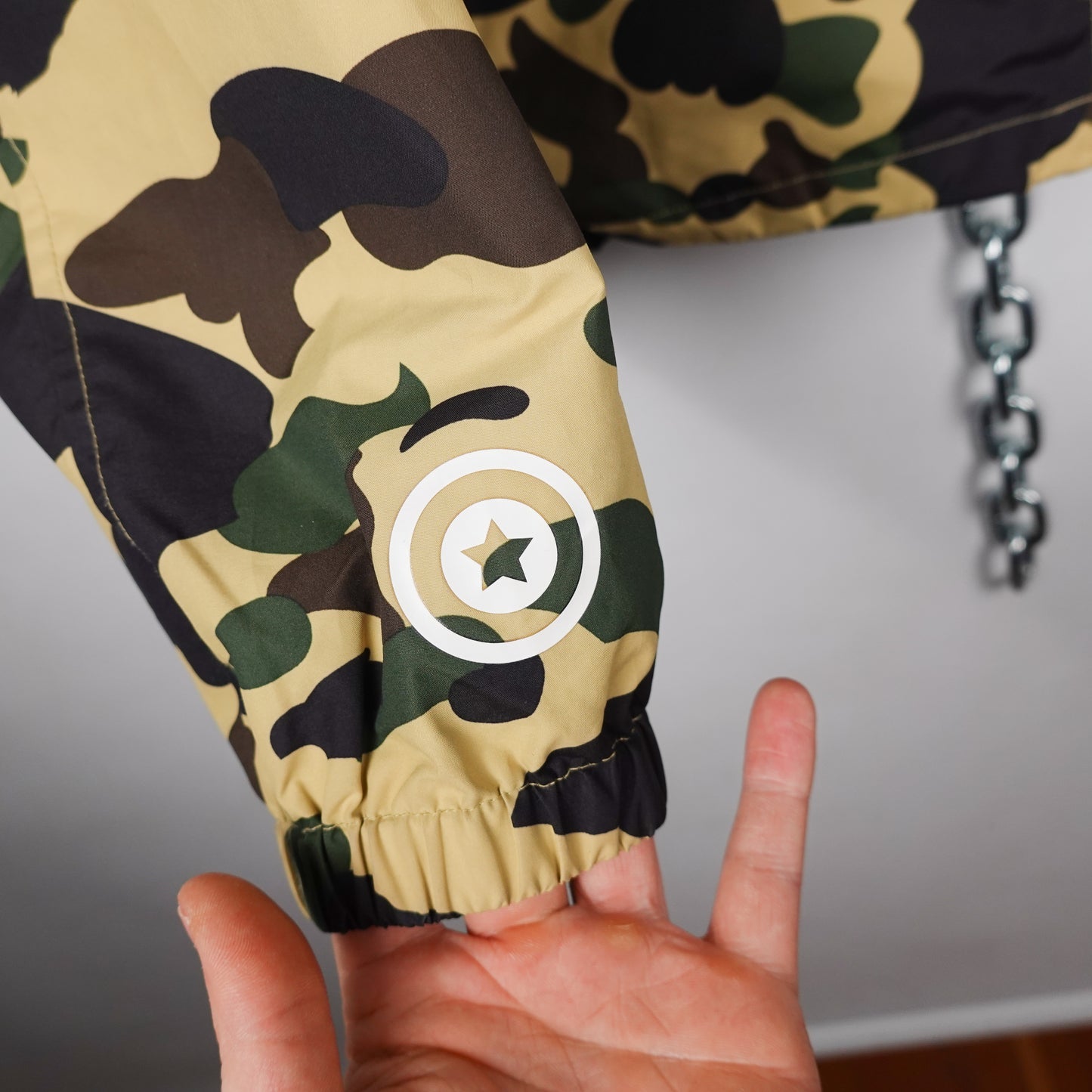 Bape 1st Camo Shark Jacket - Size L