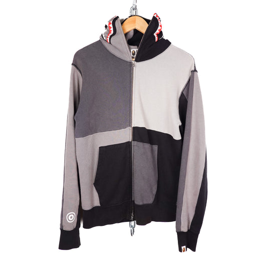 Bape Blocked Shark Hoodie - Size L