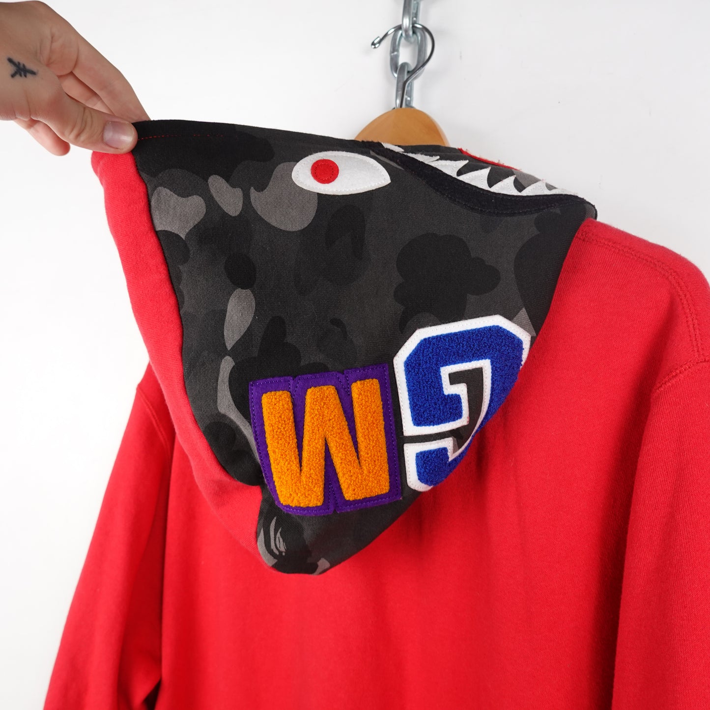 Bape Aoyama Exclusive Shark Hoodie - Size XL