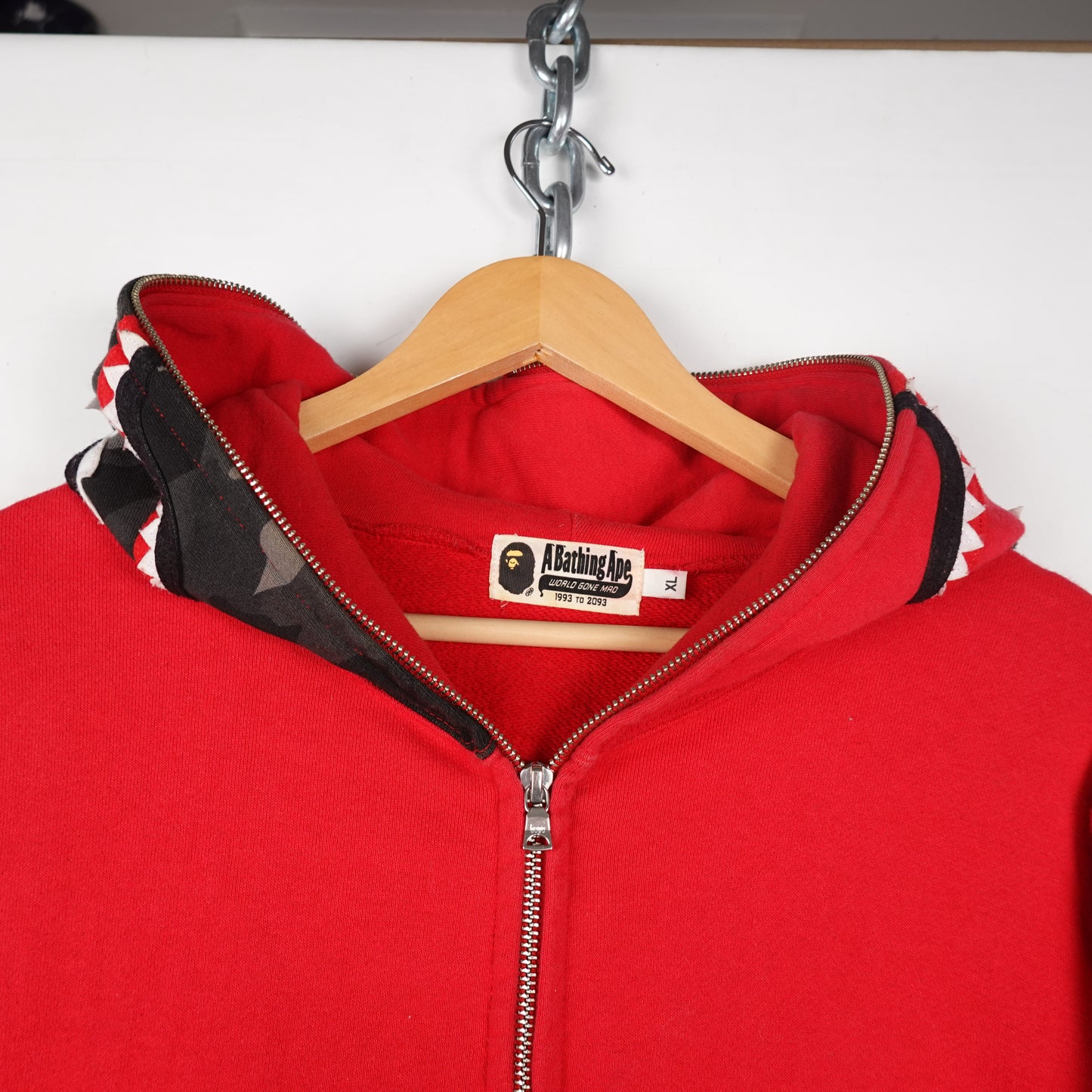 Bape Aoyama Exclusive Shark Hoodie - Size XL
