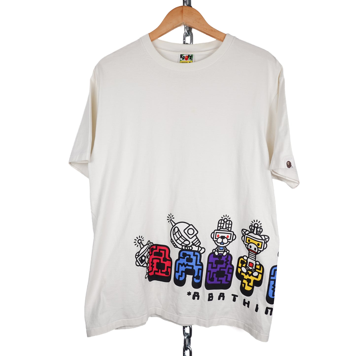 Bape Baby Milo Robot Tee - Size XL