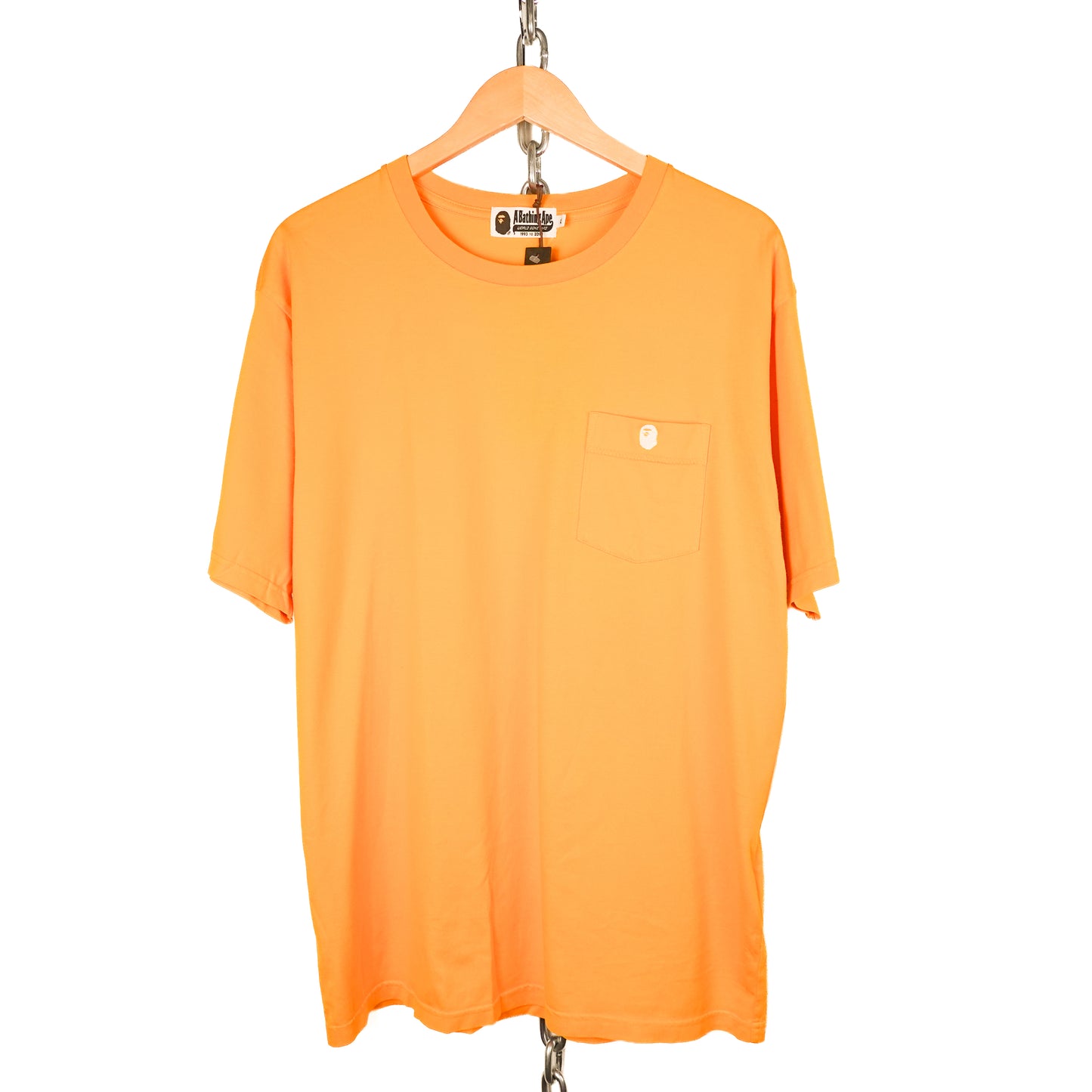 DS Bape Yellow Pocket Tee - Size XL