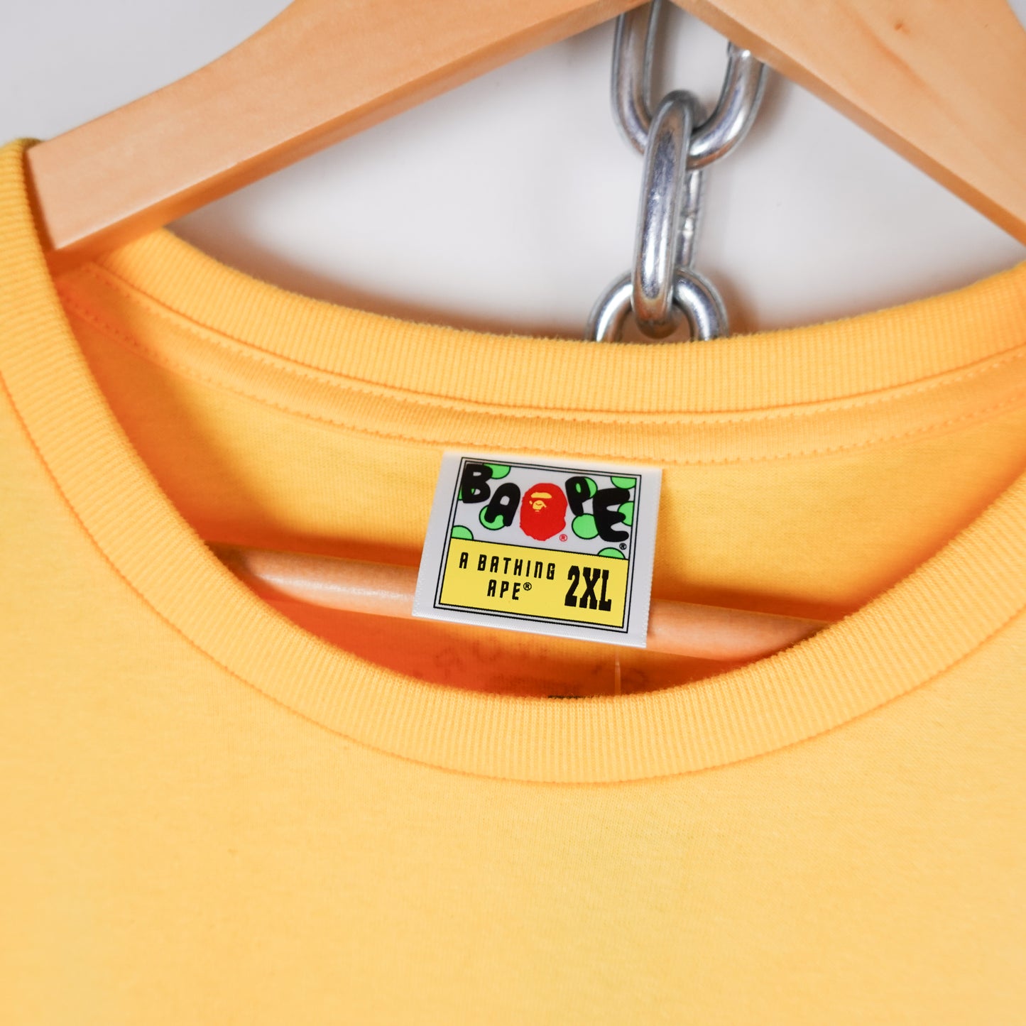 DS Bape Yellow Tee - Size XXL