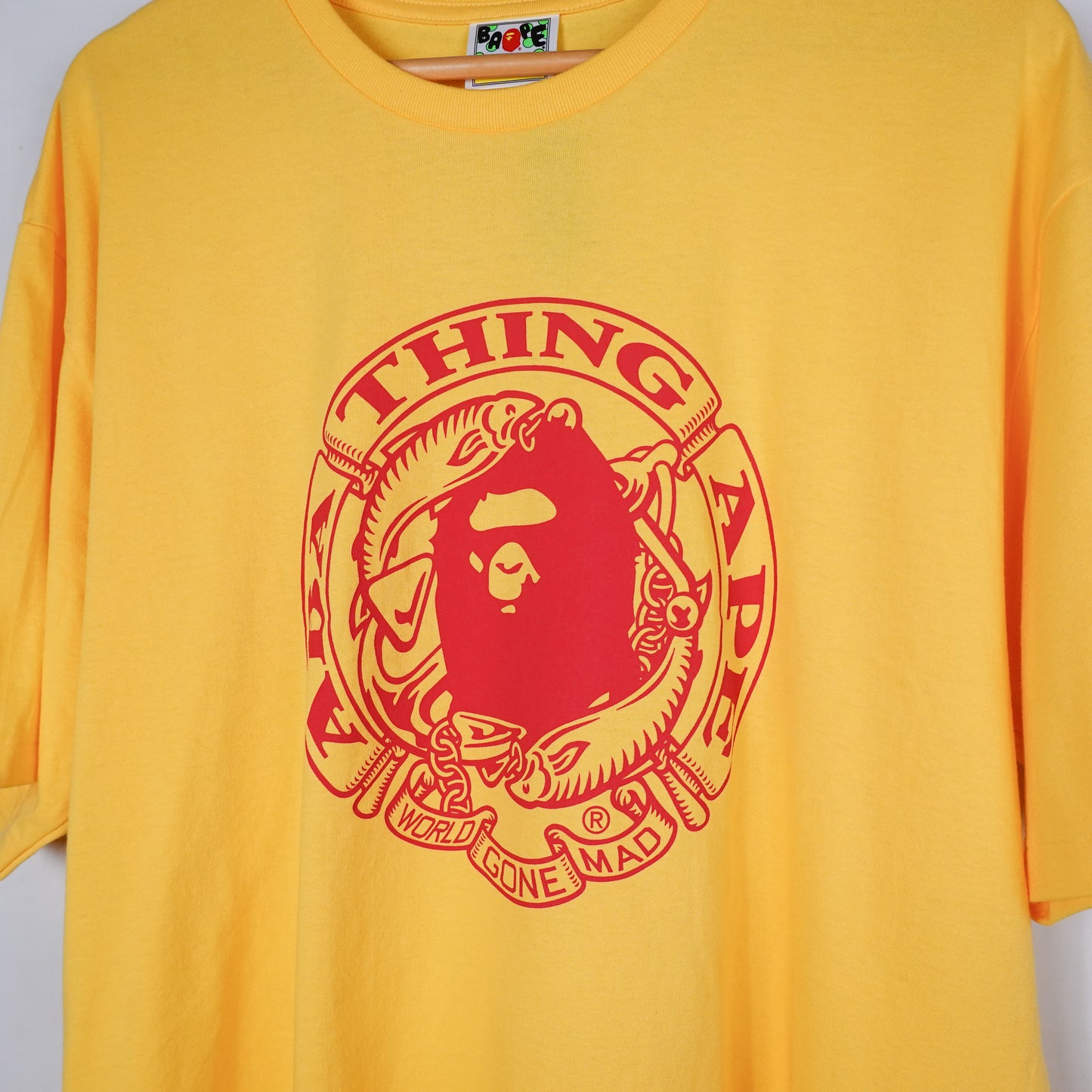 DS Bape Yellow Tee - Size XXL