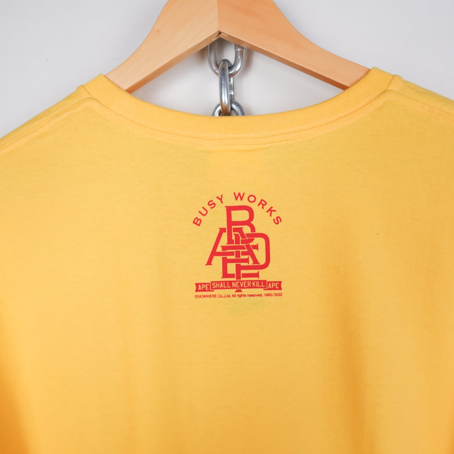 DS Bape Yellow Tee - Size XXL