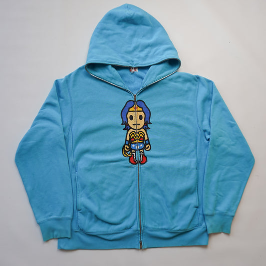 2007 Bape DC Comics Full Zip Hoodie - Size L
