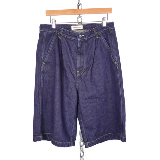 Bare Knuckles Pleated Denim Short - Size 31