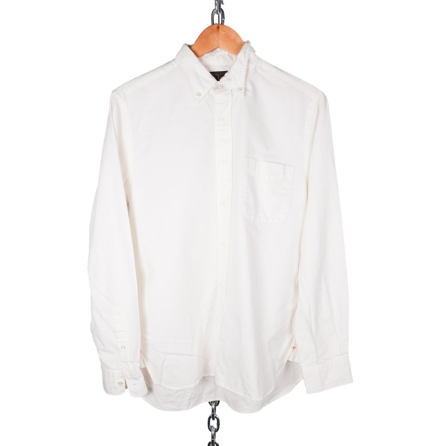 Beams+ White Button Up Shirt - Size M