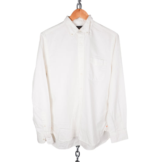 Beams+ White Button Up Shirt - Size M