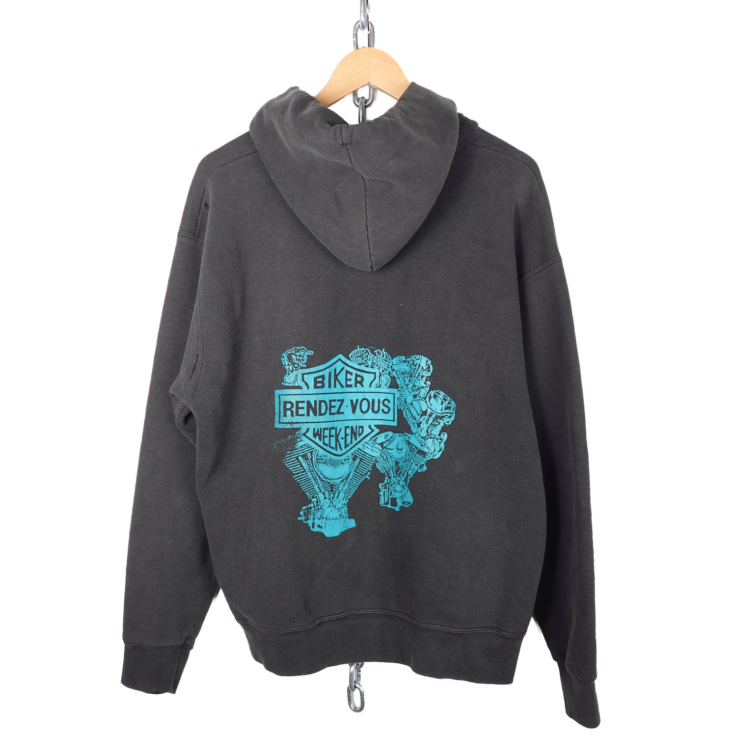 1996 Biker Rendezvous Hoodie - Size XL