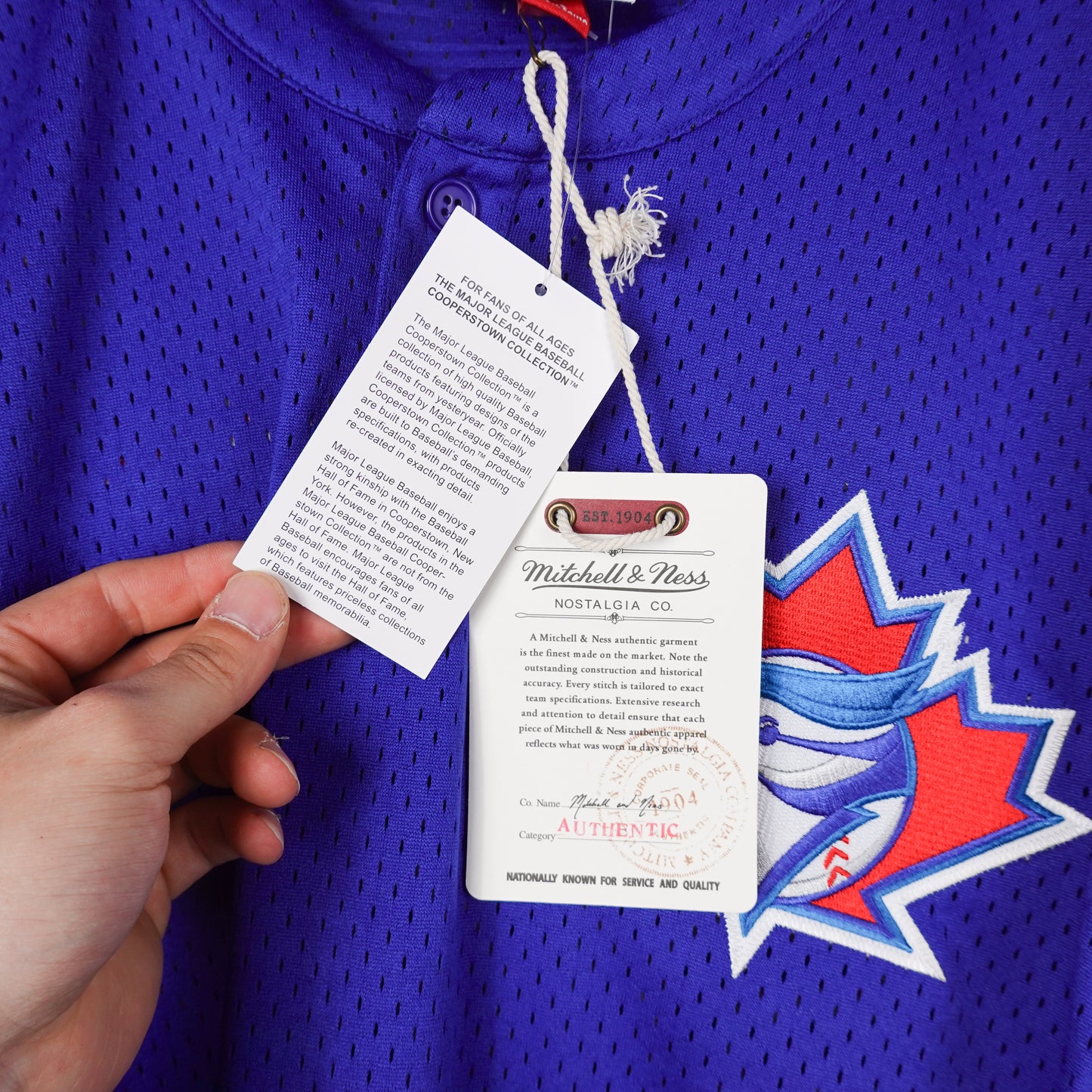 Toronto Blue Jays Mitchell & Ness Jersey - Size XL