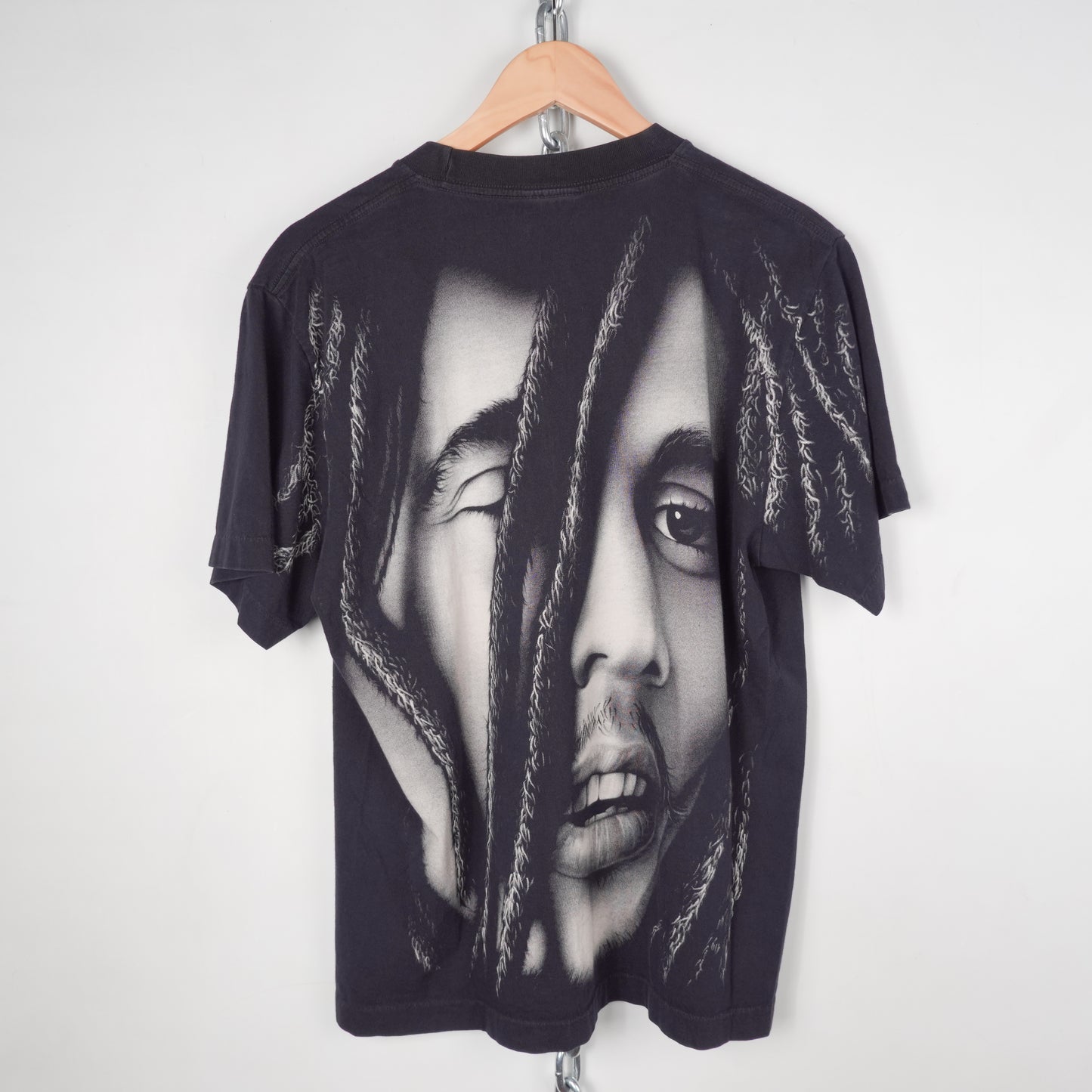 Vintage Bob Marley Big Print Tee - Size L