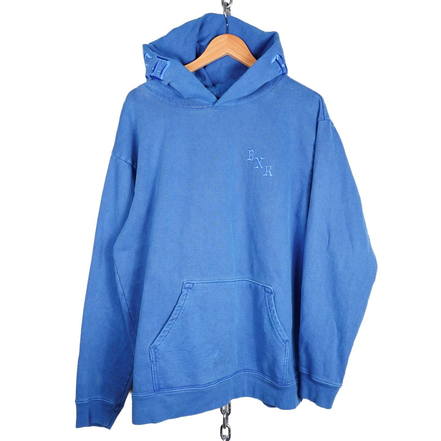 Born X Raised Blue Hoodie - Size L