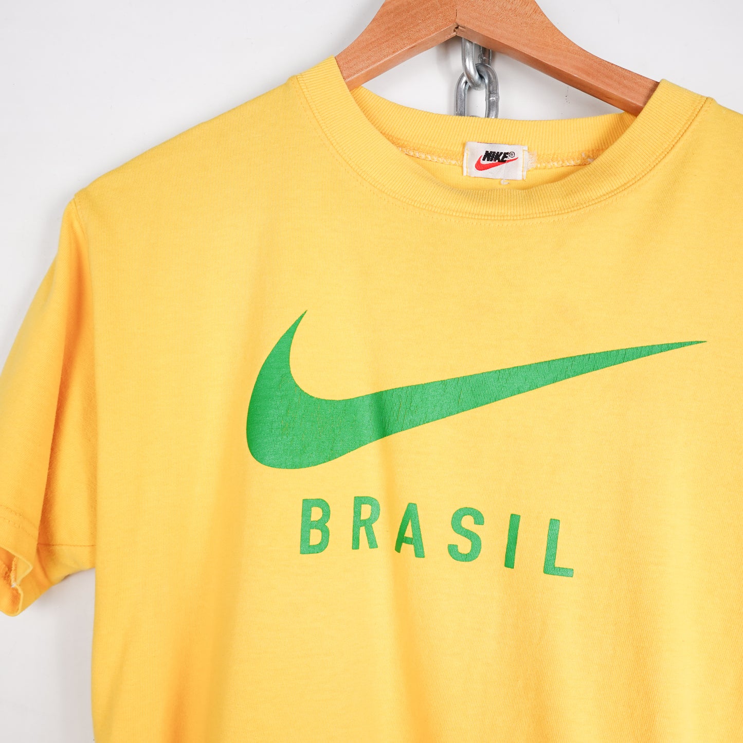 Vintage Bootleg Nike Brasil Tee - Size S