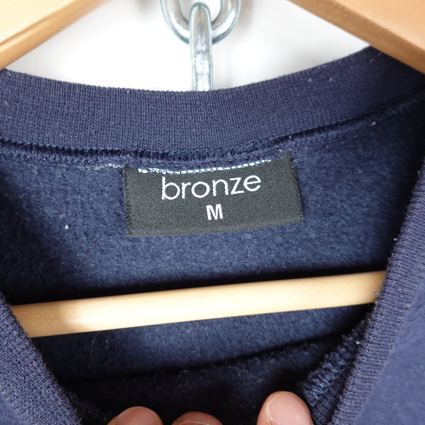Bronze56K Navy Crewneck - Size M
