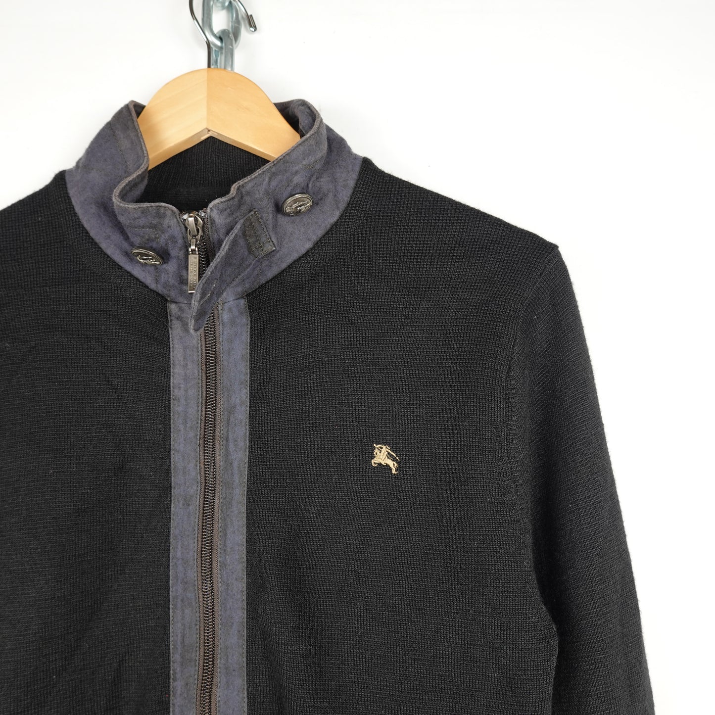Burberry Black Label Zip Up Sweater - Size 2