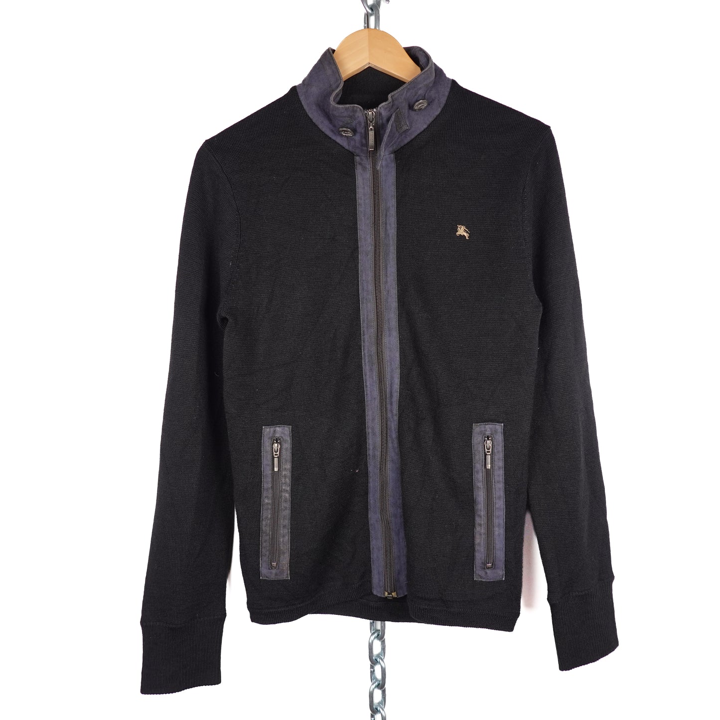 Burberry Black Label Zip Up Sweater - Size 2