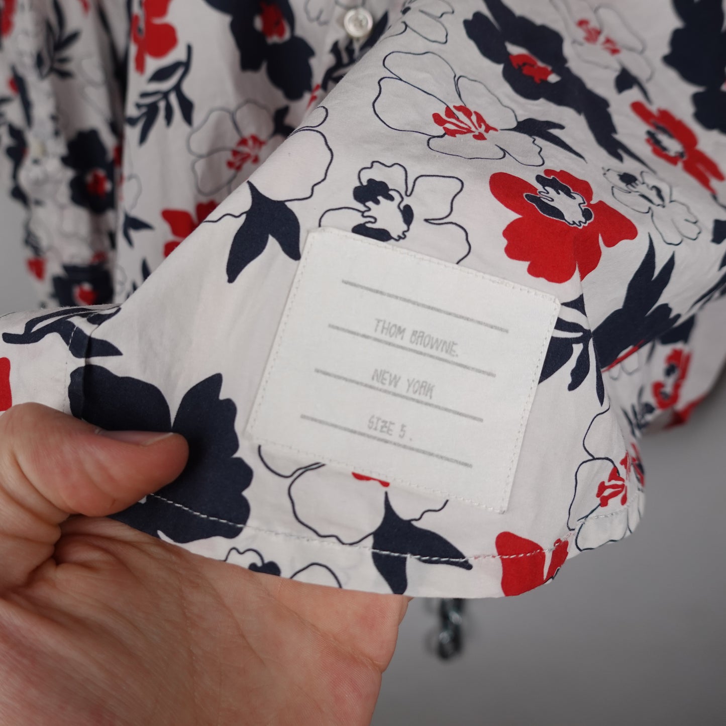 Thom Browne Floral Button up - Size XL