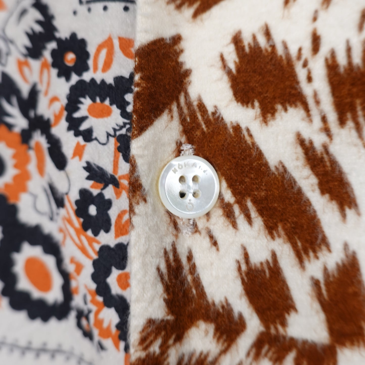 Noma Japan Work By Hand Pattern Button Up - Size XL