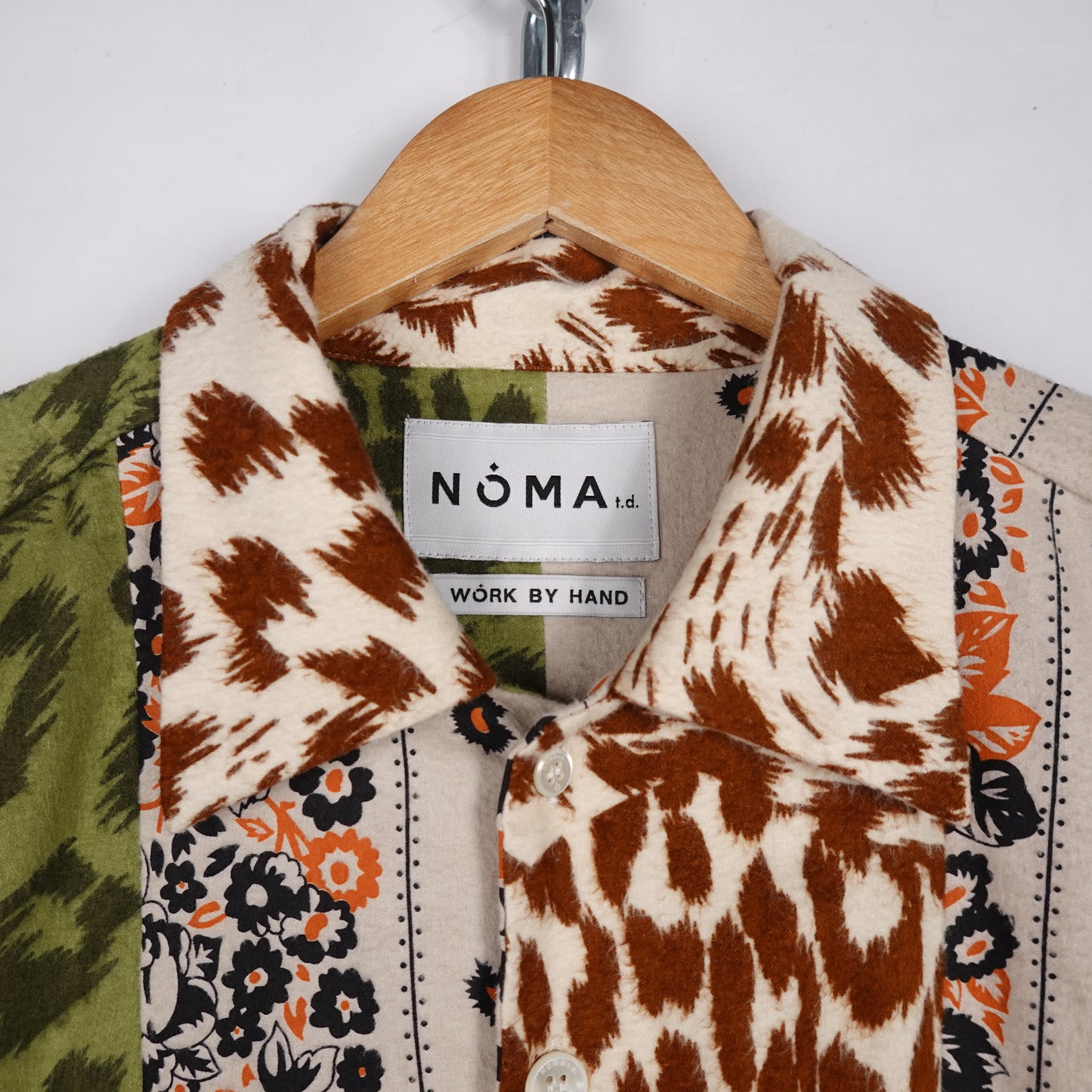 Noma Japan Work By Hand Pattern Button Up - Size XL