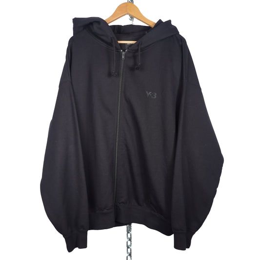 Y-3 Baggy Black Hoodie - Size XL