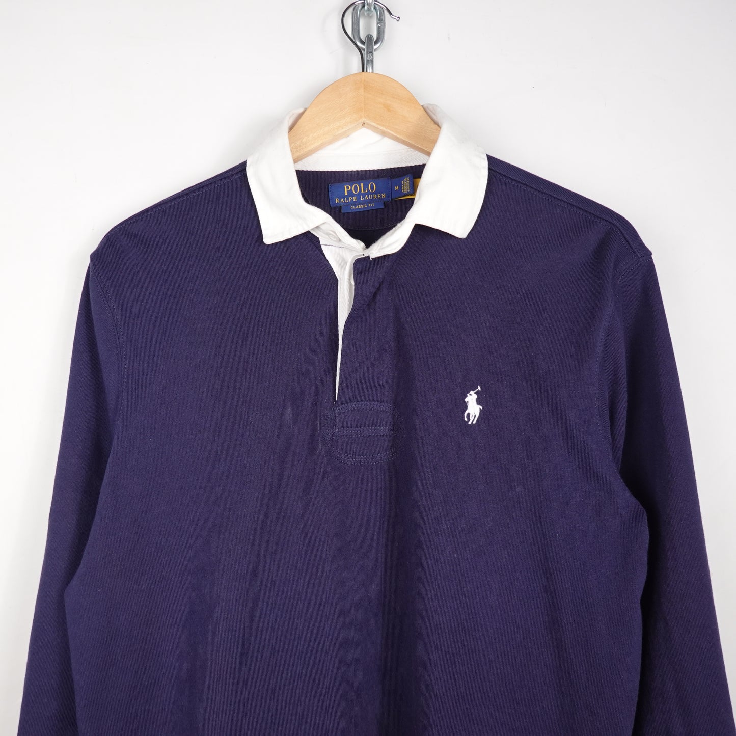 Polo RL Navy LS Rugby - Size M