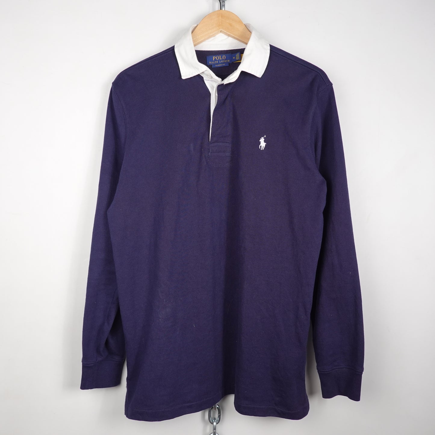 Polo RL Navy LS Rugby - Size M
