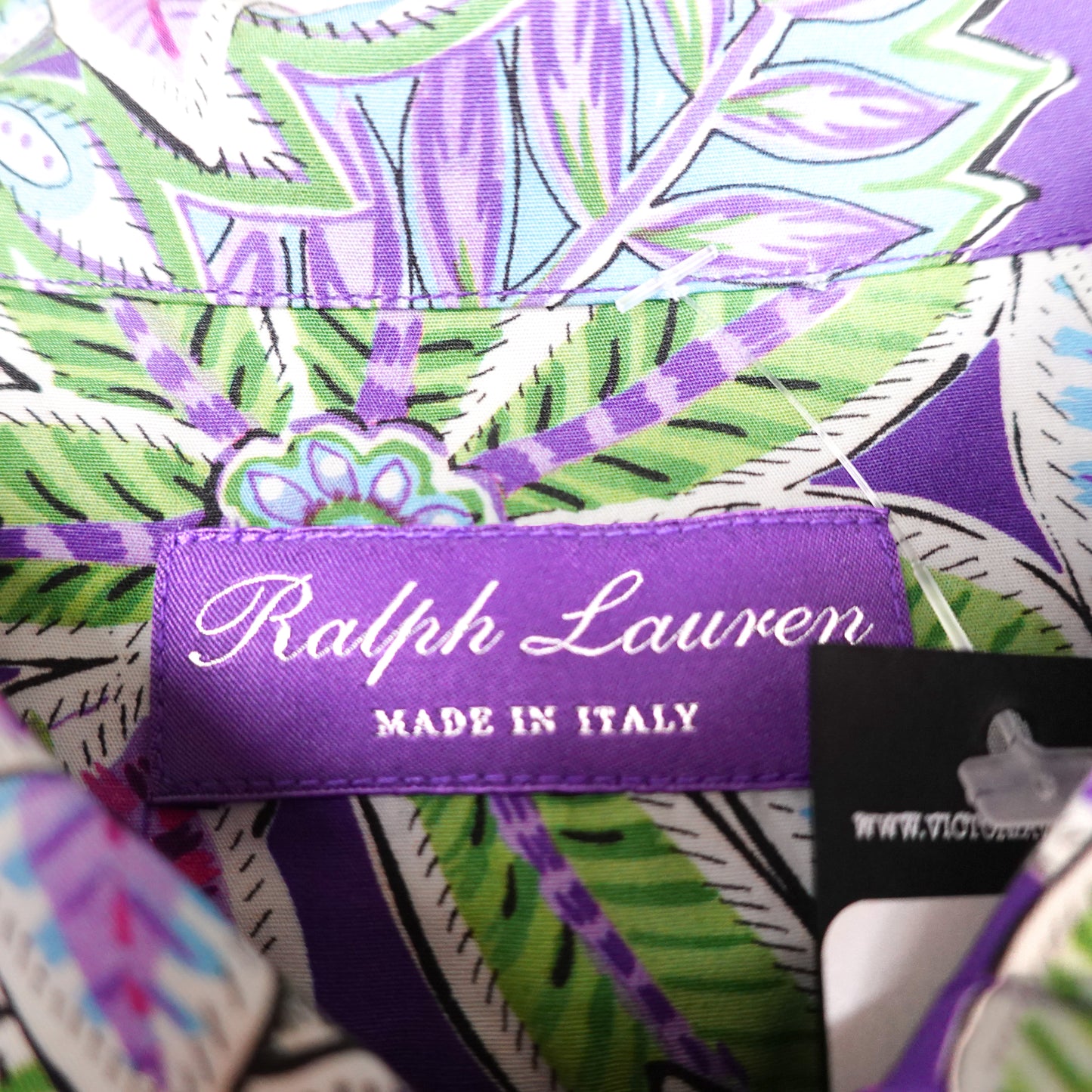 Polo RL Purple Label Floral SS Shirt - Size XXL