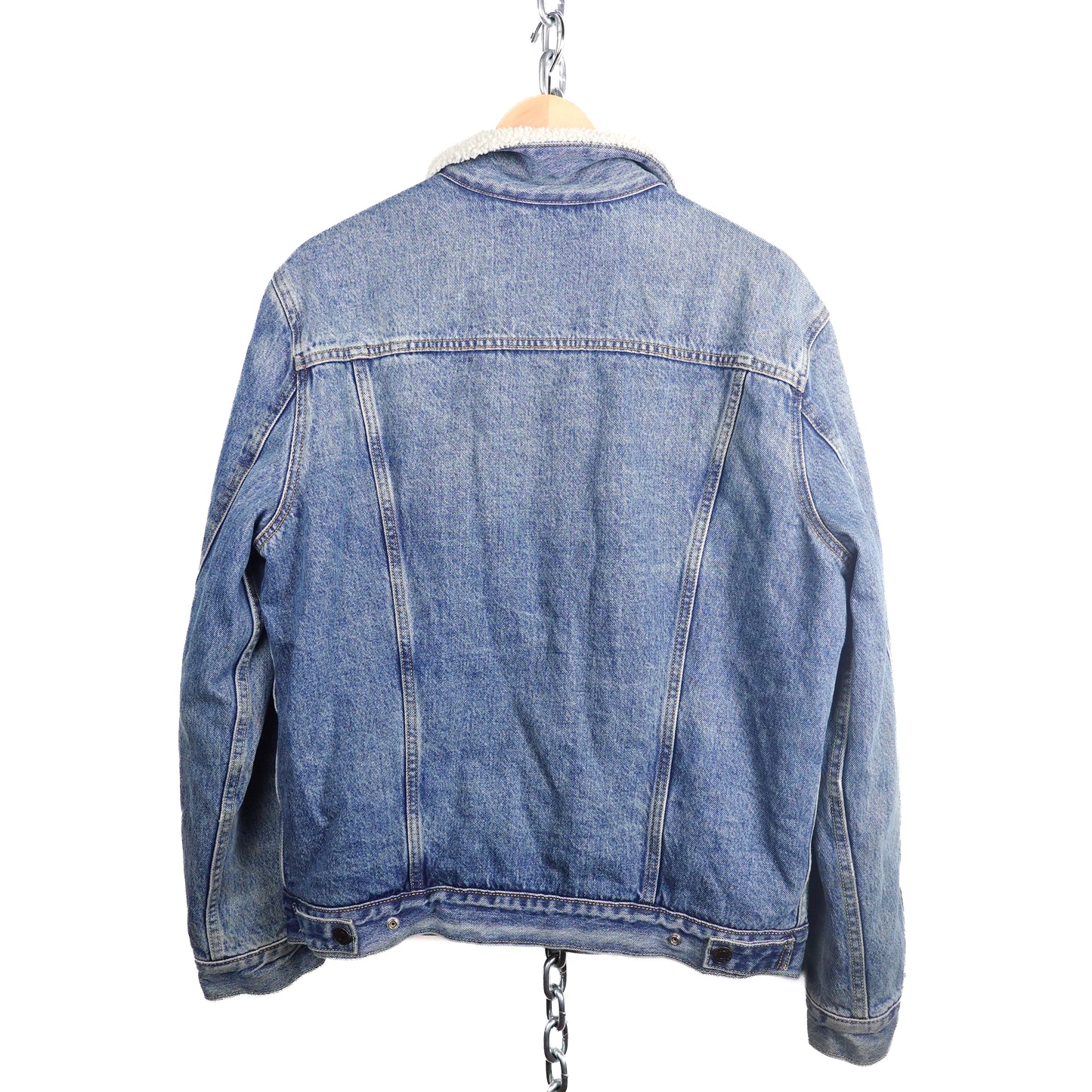 Levis Sherpa Lined Denim Jacket - Size L