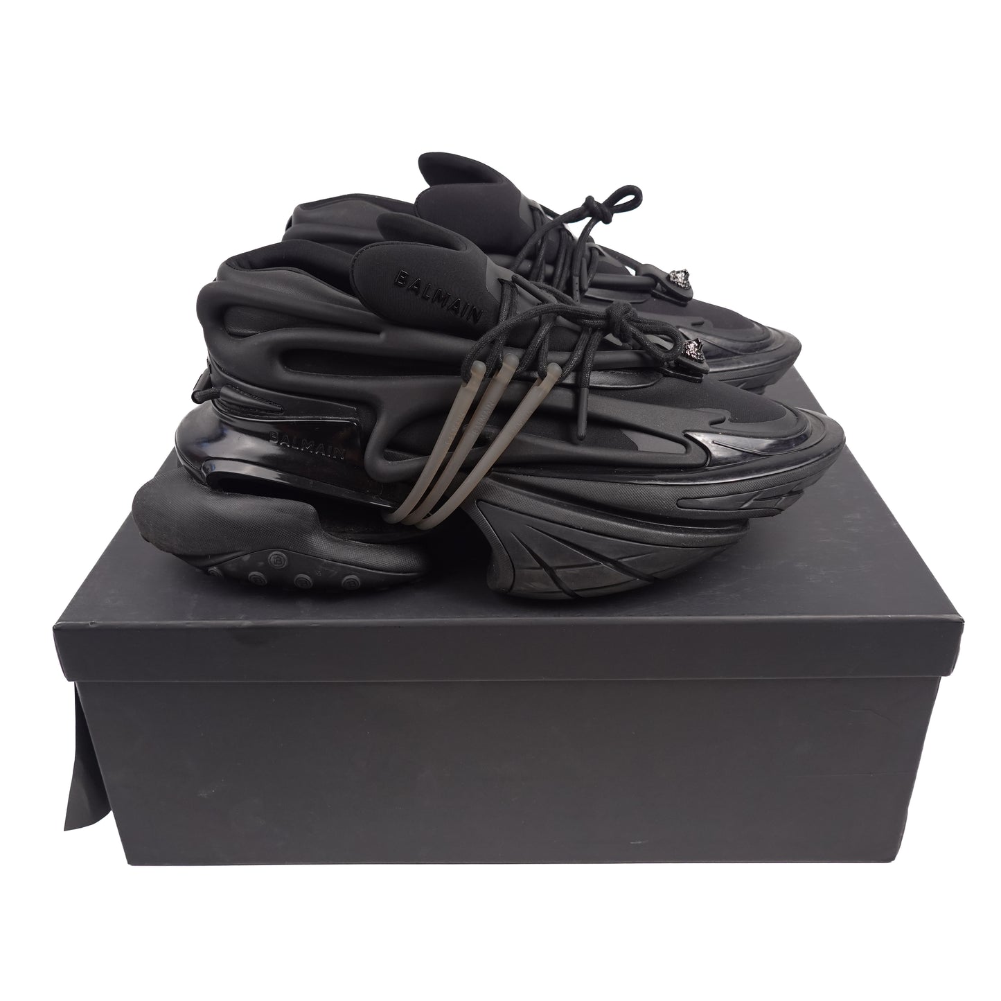 Balmain Leather Unicorn Low-Top Sneaker - Size 9