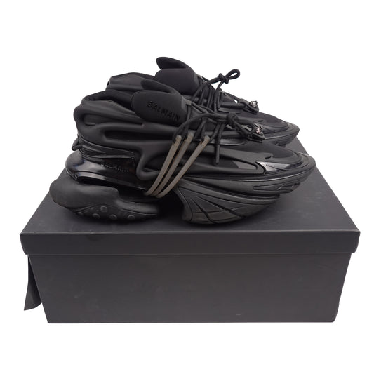 Balmain Leather Unicorn Low-Top Sneaker - Size 9