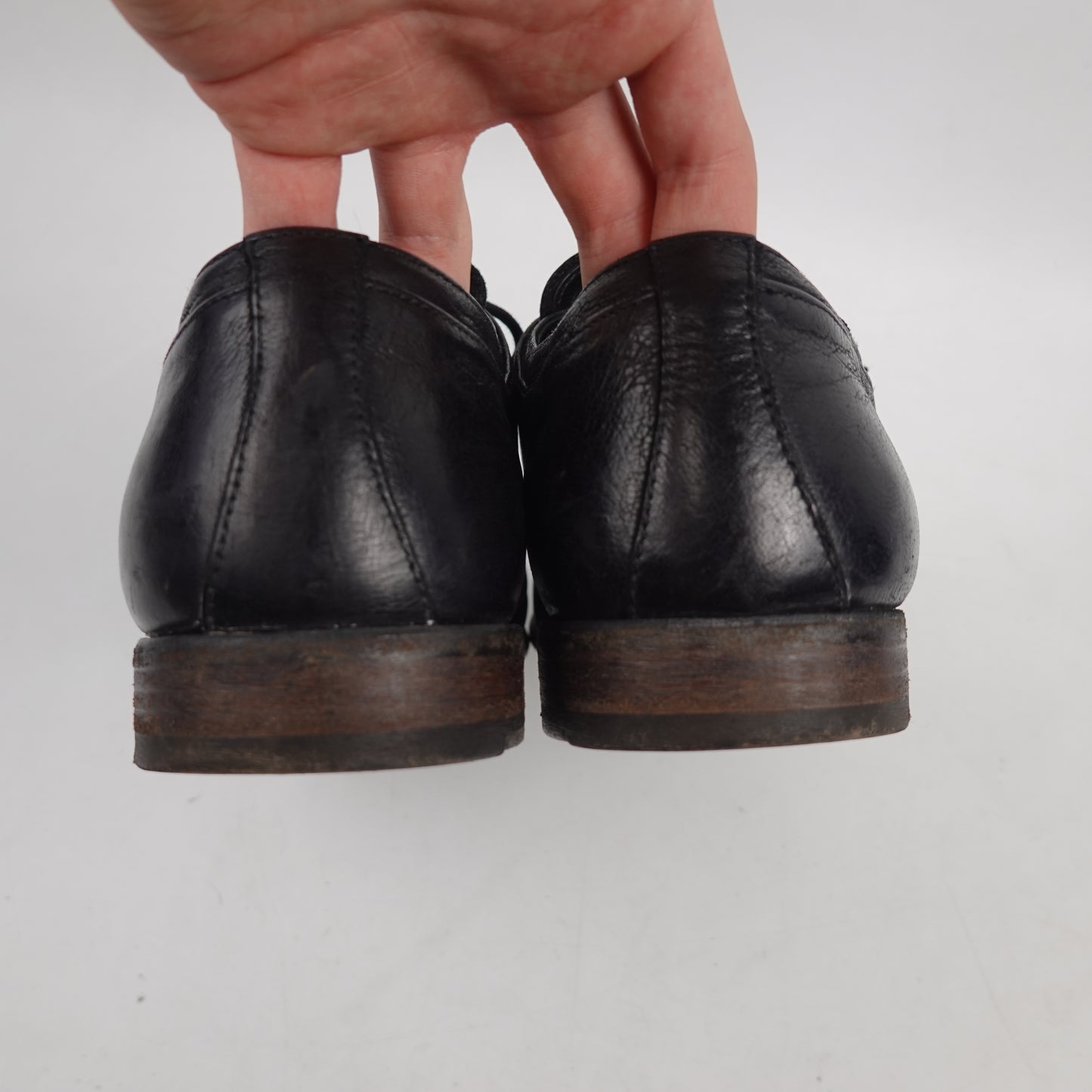 Prada Black Leather Dress Shoes - Size 9