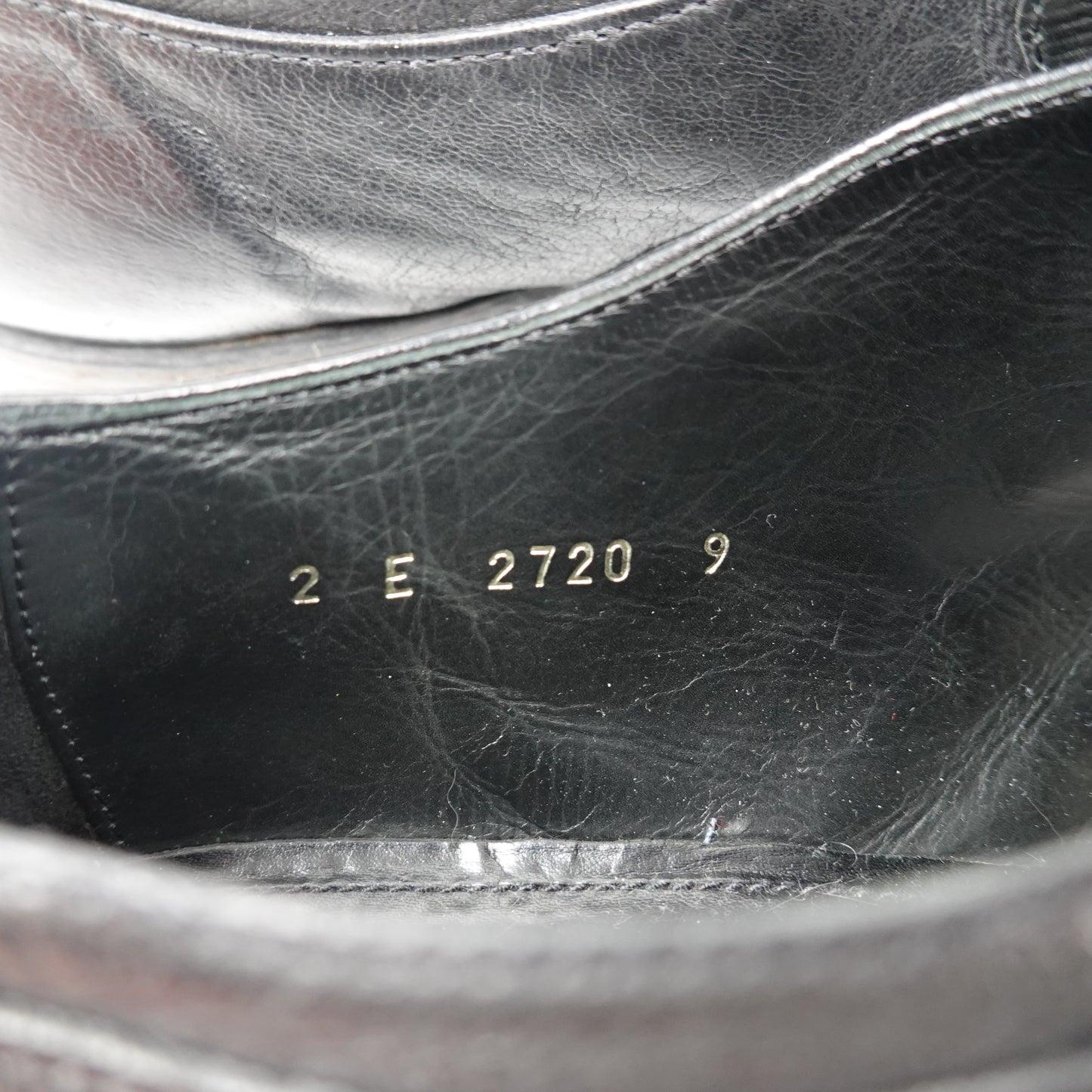 Prada Black Leather Dress Shoes - Size 9