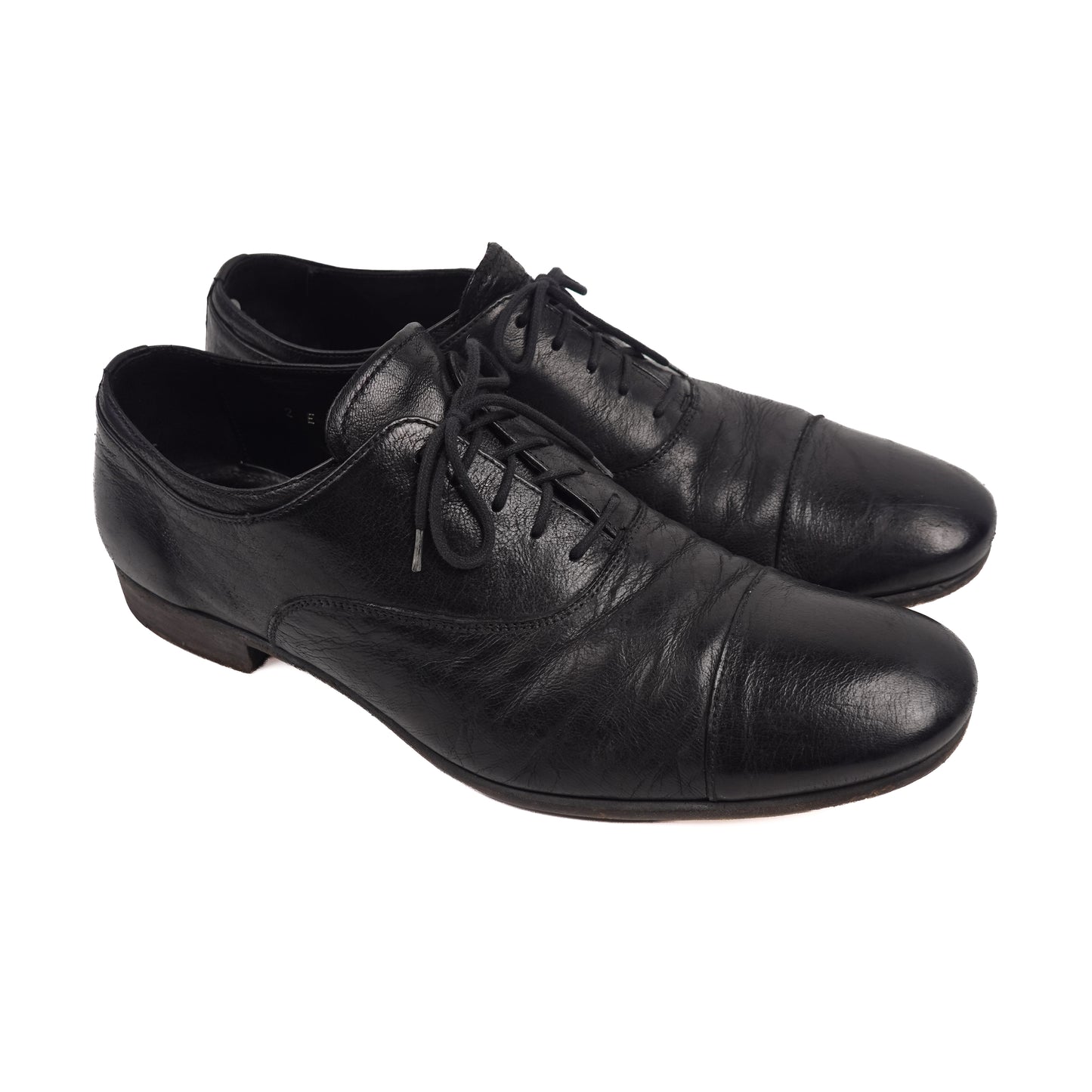 Prada Black Leather Dress Shoes - Size 9