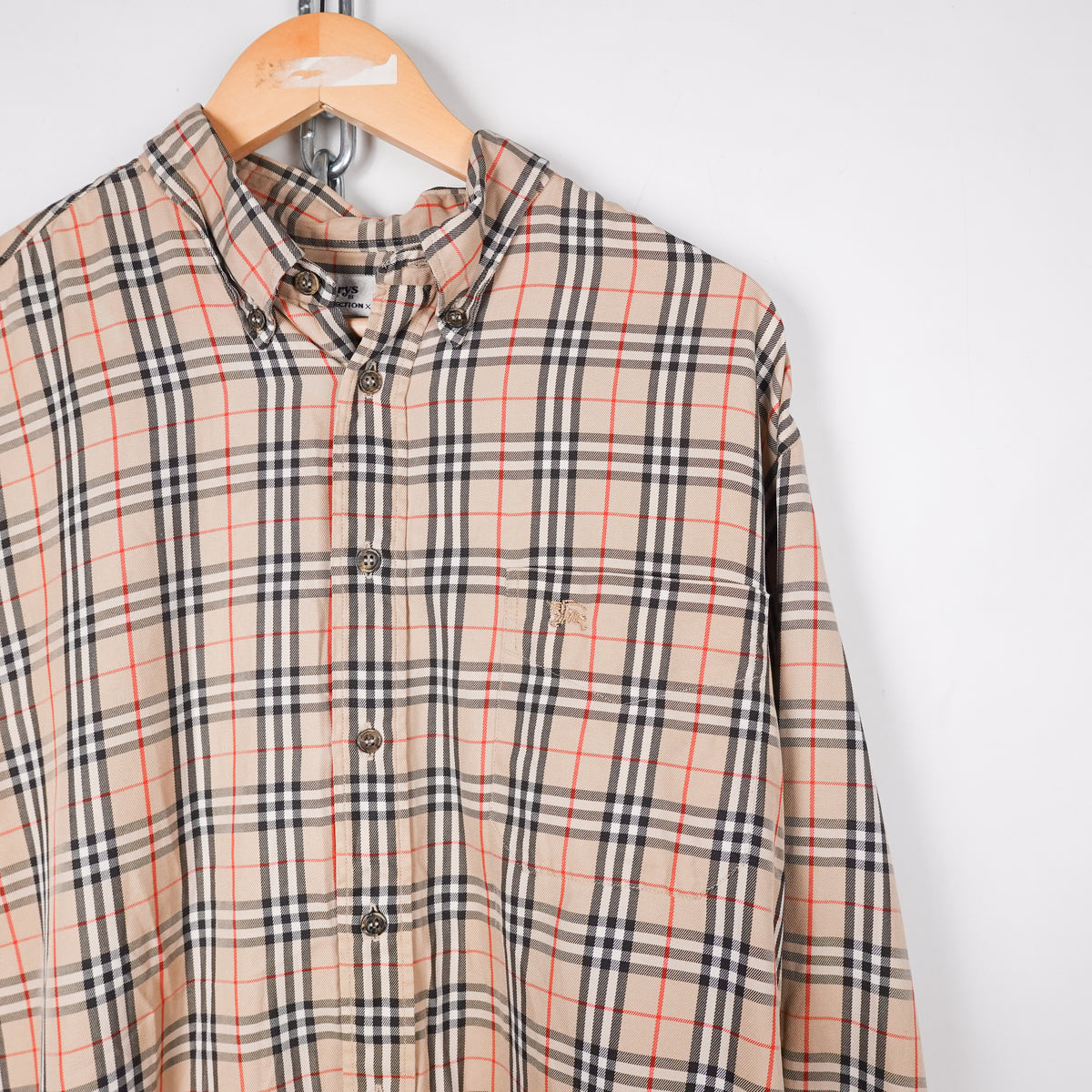 Vintage Burberry Nova Check Button Up - Size XXL