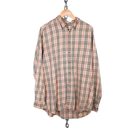 Vintage Burberry Nova Check Button Up - Size XXL