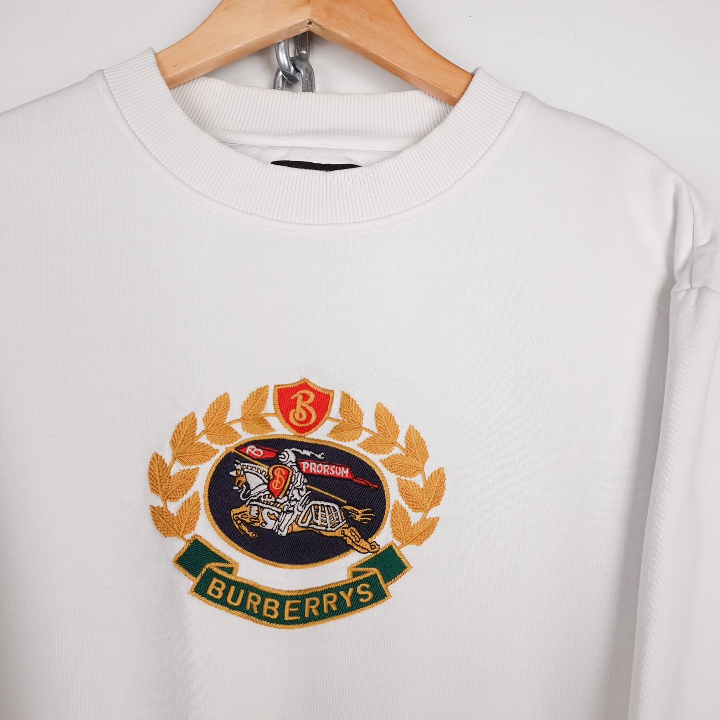 Burberry Crest Crewneck - Size L