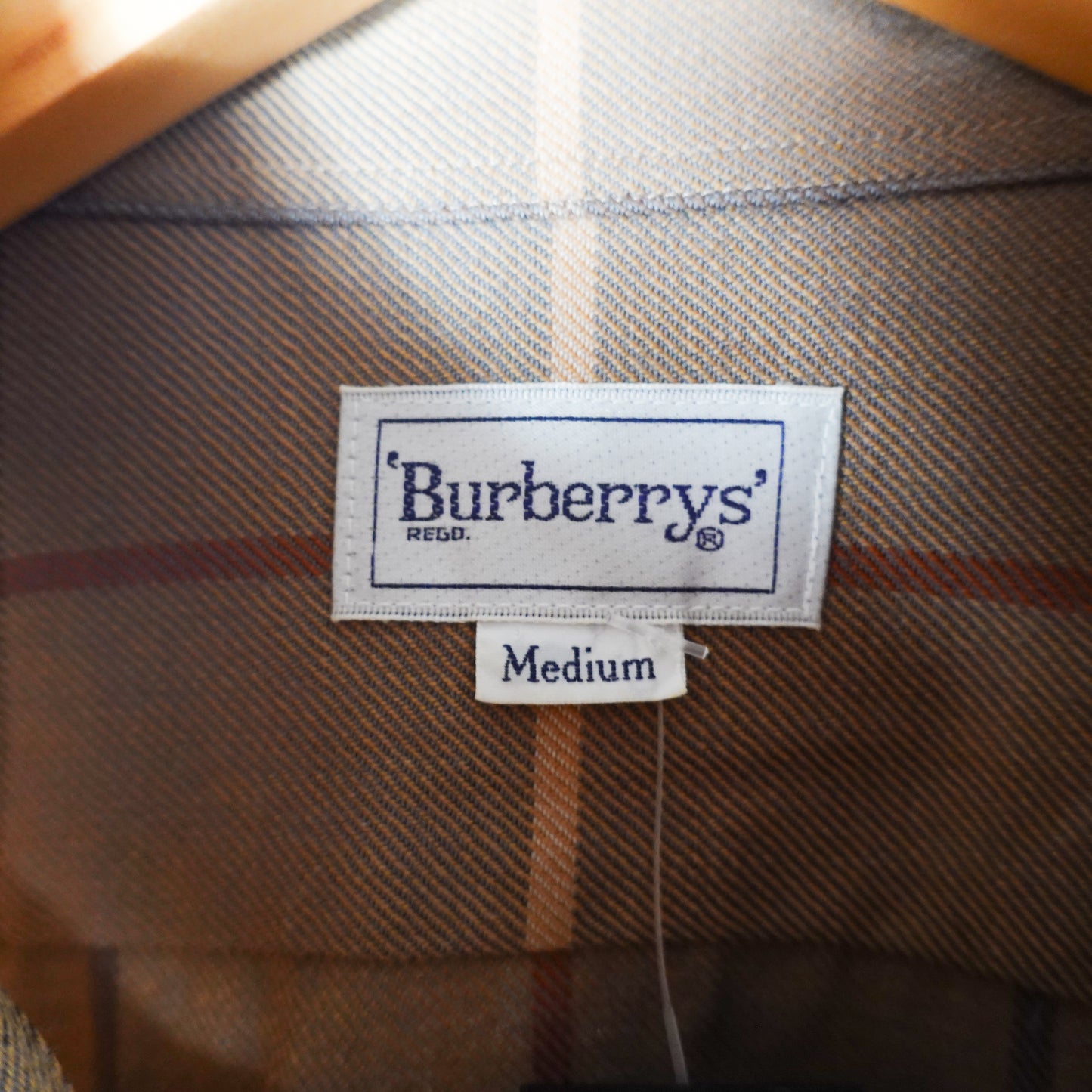 Vintage Burberry Wool Novacheck Button up - Size M