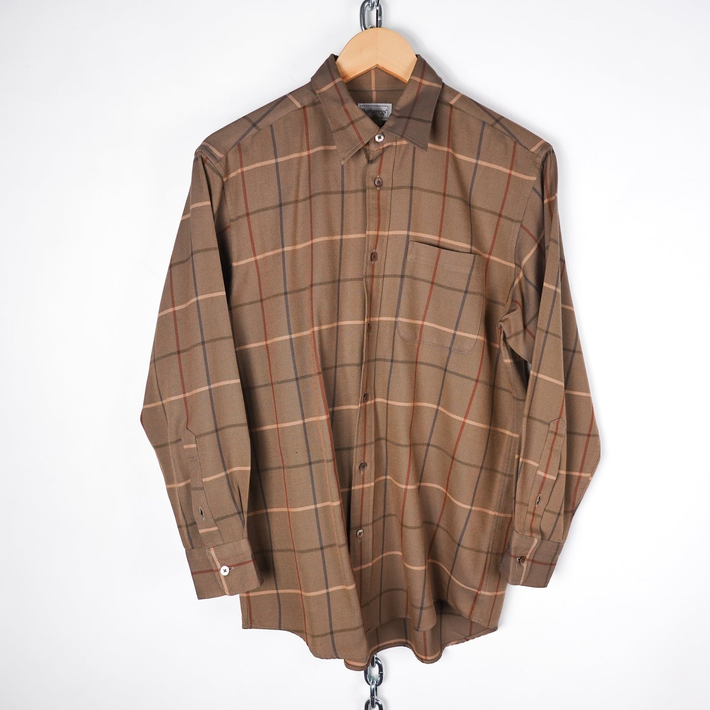 Vintage Burberry Wool Novacheck Button up - Size M