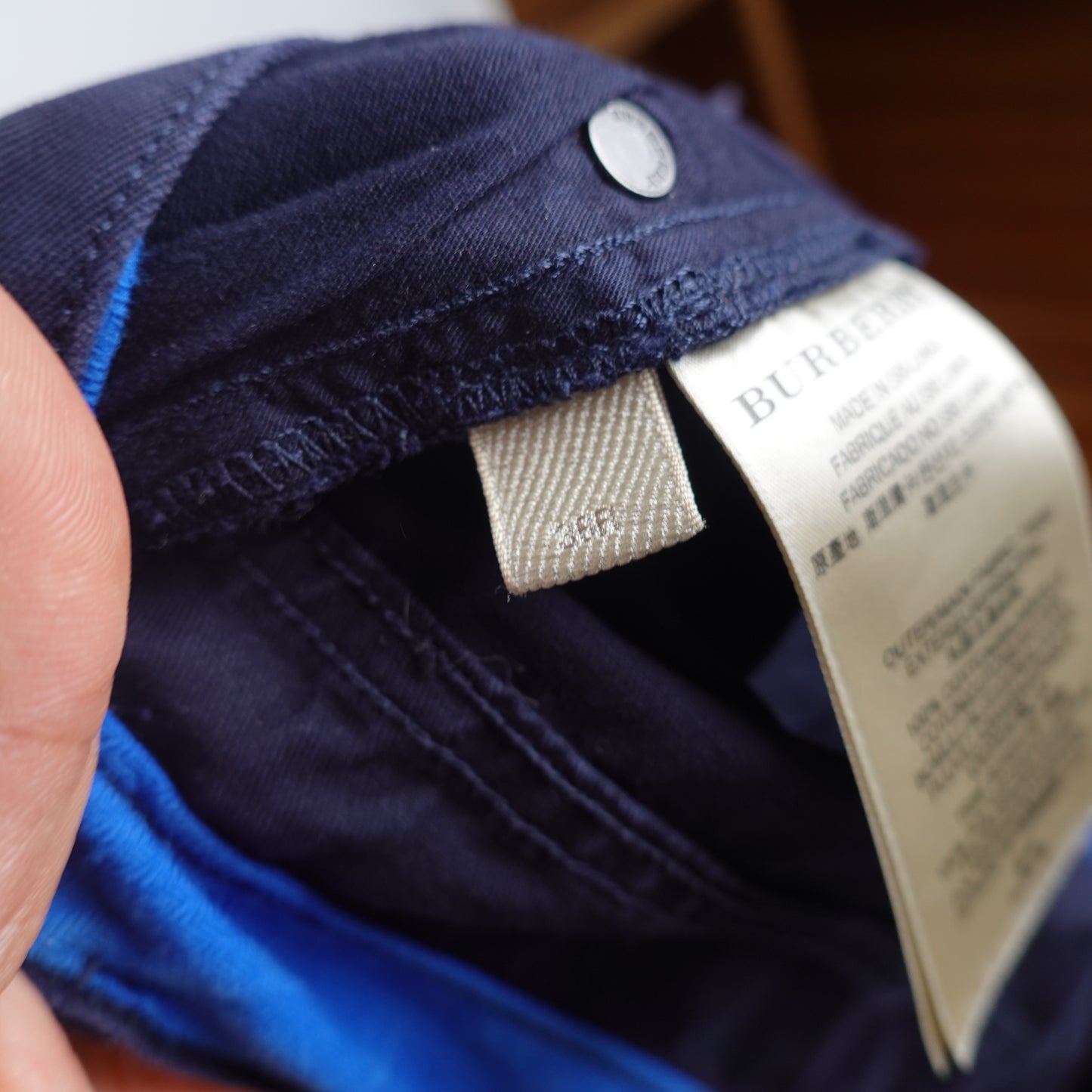 Burberry Brit Navy Pant - Size 36