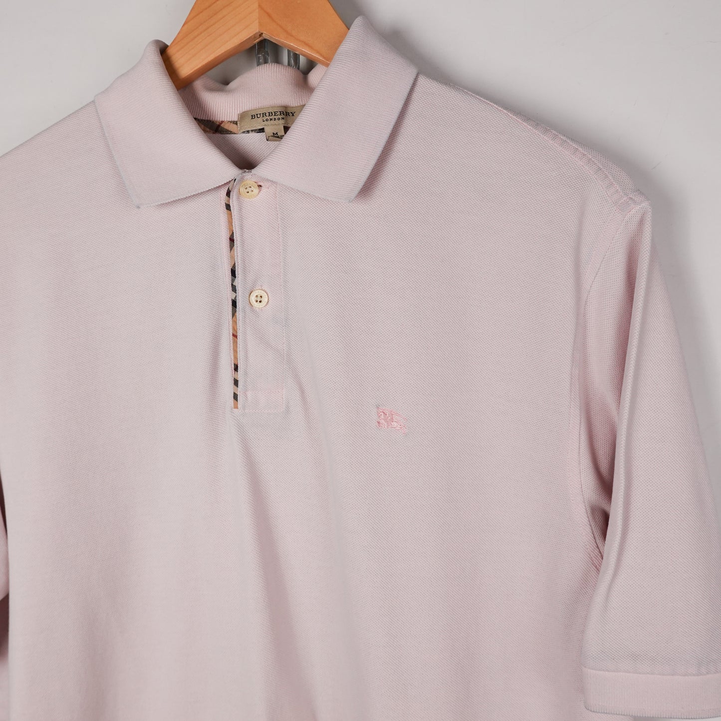 Burberry Pink Polo - Size M