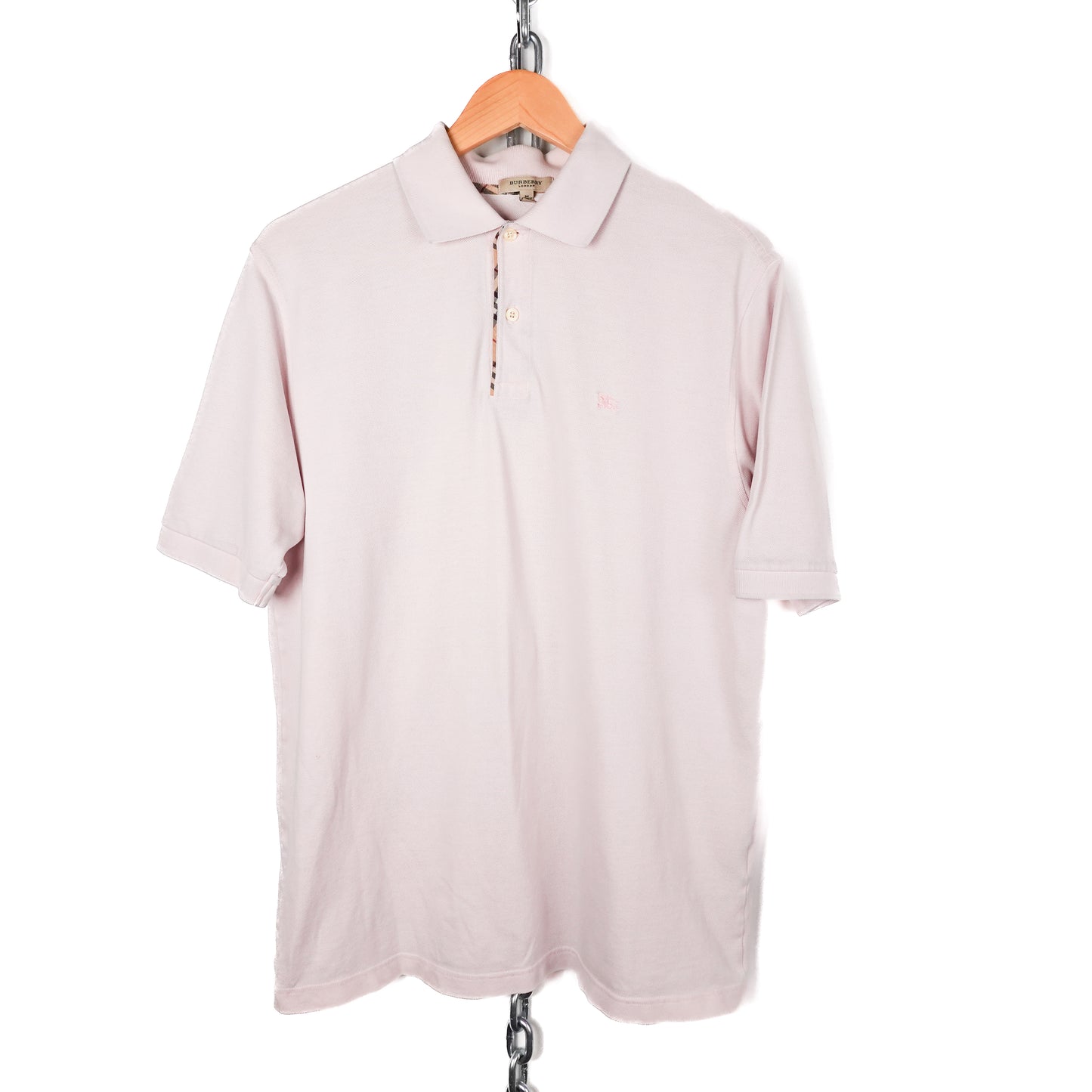 Burberry Pink Polo - Size M