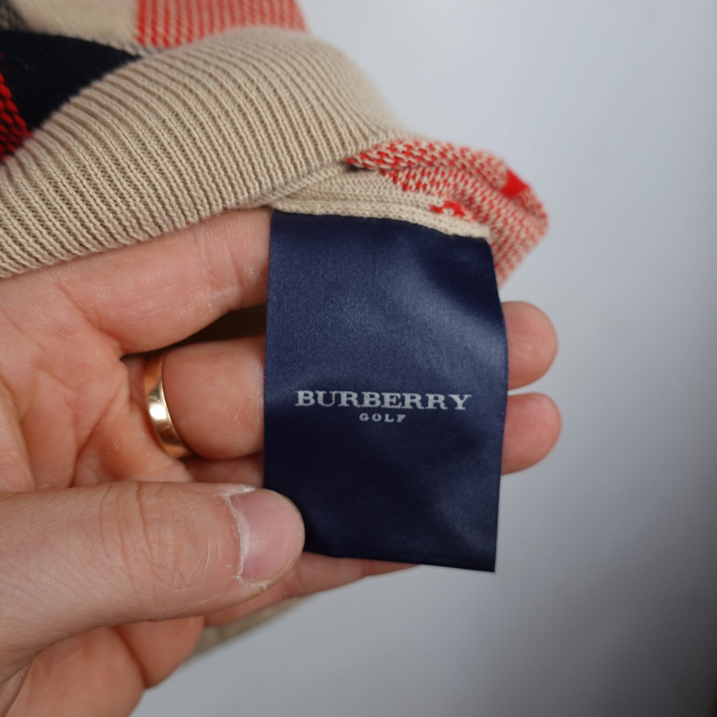 Burberry Golf Sweater Vest - Size XL