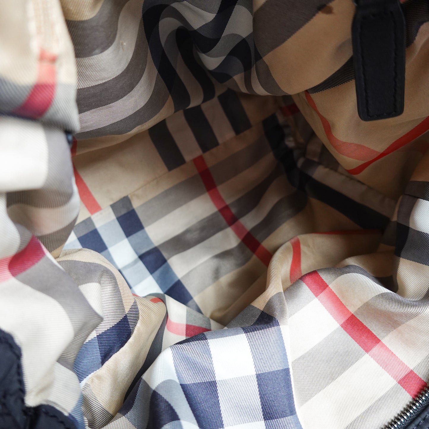 Burberry Black Nylon Buckleigh Bag