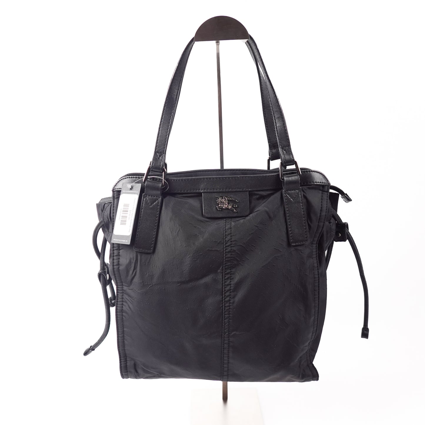 Burberry Black Nylon Buckleigh Bag