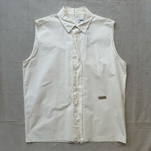C2H4 Button Up Shirt Vest - Size M