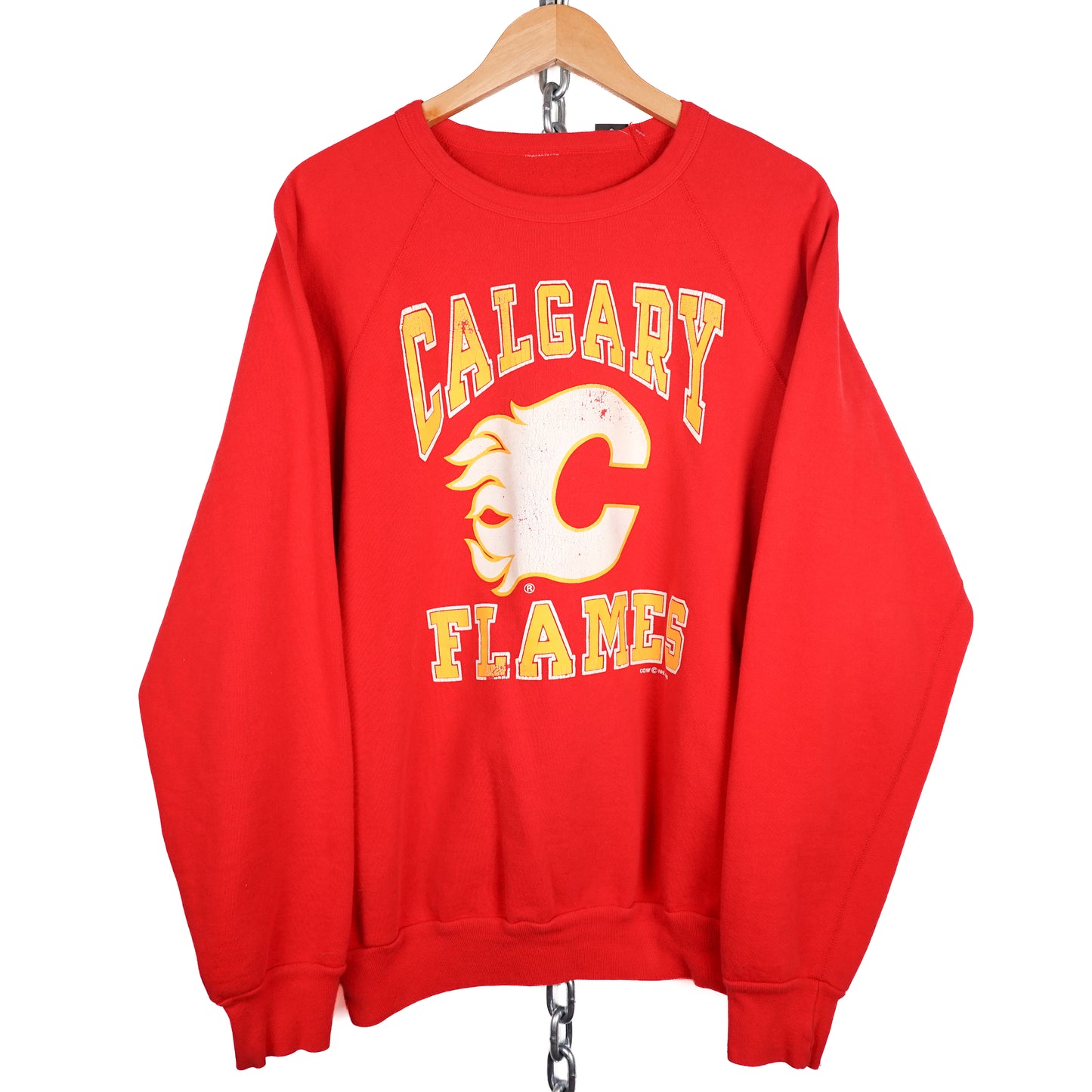 1990 Calgary Flames Crewneck - Size L